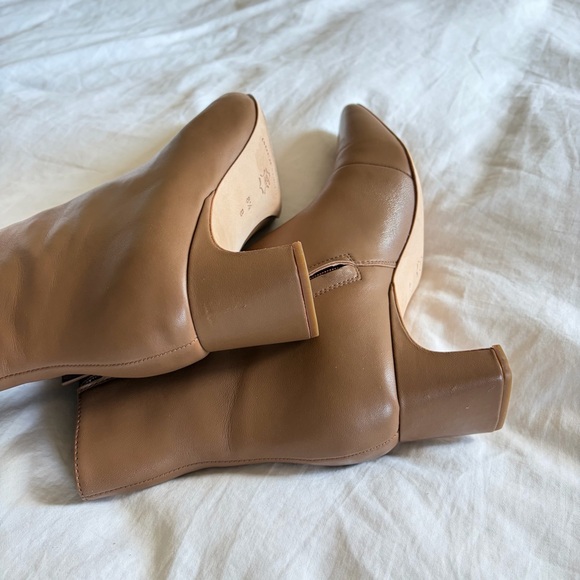 Loeffler Randall // Lennon Brown Leather Ankle Boots - Picture 8 of 10